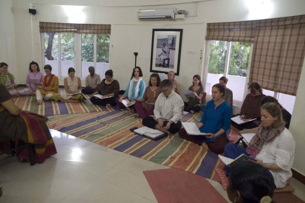 2010 Vedic Chanting Teacher traning program in Krishnamacharya Yoga Mandiram, Chennai