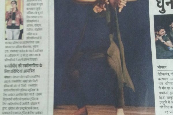 2017 in press, Performance Per Sona... Per Sonare, VIFA Festival of Arts, Bhopal